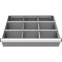 Metalware DR82436L-09-0206L Interlok Integrated Modular Drawer