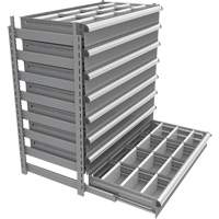 Metalware RN761 Cabinet d'entreposage &agrave; tiroirs int&eacute;gr&eacute; Interlok