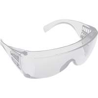 PIP Global Safety T18000 Lunettes pour visiteurs, Lentille Transparent, Anti-&eacute;gratignures/Polaris&eacute;, ANSI Z87+/R&eacute;pond ou surpasse la norme CSA Z94.3