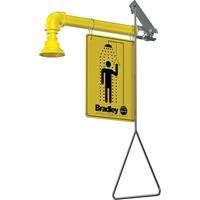 Horizontal Supply Emergency Shower Stations, Wall-Mount  SA414 | TENAQUIP