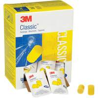 3M 310-1001 E-A-R Classic Earplugs, Pair - Pillow Pack