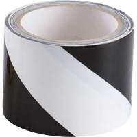 Brady 55293 Ruban de marquage, 3" x 54', Vinyle, Noir et blanc