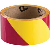 Brady 55313 Ruban de marquage, 2" x 54', Vinyle, Magenta et jaune