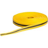 Brady 91172 Ruban tiss&eacute; pour barricade, 3/4" la x 150' lo, 3 mils, Noir sur jaune