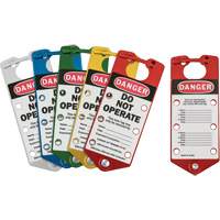Labeled Lockout Hasps, Blue/Green/Red/Silver/Yellow  SAC669 | TENAQUIP
