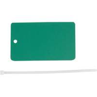 Brady 56939-PK &eacute;tiquette vierge inscriptible, M&eacute;tal, 3" la x 5" h