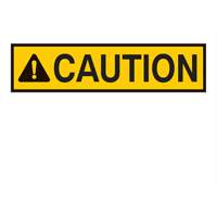 Brady 76098 Enseigne Caution, 10" x 14", Fibre de verre, Anglais avec pictogramme