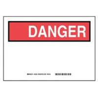 Brady 88054 Enseigne Danger, 7" x 10", Polyester, Anglais