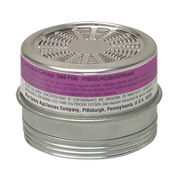 MSA 815179 Comfo&reg; Respirator Cartridges, Gas/Vapour Cartridge, Acid Gas/P100