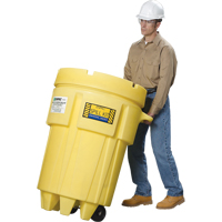 Enpac 1299-YE Wheeled Overpack&reg; 95 Salvage Drums, 95 US gal., Mobile