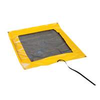 Enpac 5660-YE Standard DripPillow Berms With Pad, 2 US gal. Capacity, 3' W x 2' L x 1" H