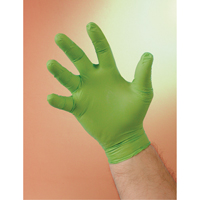 Showa 7705PFTS N-Dex&reg; Gloves, Small, Nitrile, 4-mil, Powder-Free, Green