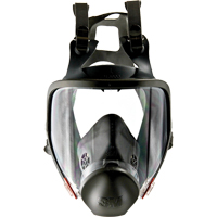 3M 6900DIN Masque complet pour respirateurs PAPR 3M, &eacute;lastom&egrave;re/Silicone/Thermoplastique, Grand