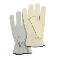 Zenith Safety Products SAJ654 Split Back Driver's Gloves, X-Large, Grain Cowhide Palm
