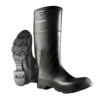 16" Economy Boots, PVC, Steel Toe, Size 10, Puncture Resistant Sole  SAJ693 | TENAQUIP