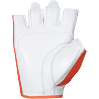 Superior Glove Works Ltd. VIBGHFV-L Gants Vibrastop demi-doigts antivibrations, Taille Grand, Paume Ch&egrave;vre