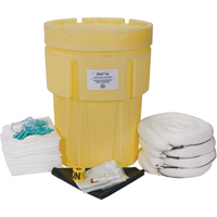 Produits de sécurité Zenith SAK251 Trousse &eacute;conomique de lutte contre les d&eacute;versements, Huile seulement, Baril, Absorbance de 95 gal. US