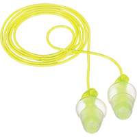 3M P3000 Bouchons d'oreilles r&eacute;utilisables &agrave; trois brides E-A-R, Avec cordon, Vrac - Sac en poly, 26 dB NRR, Taille unique