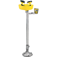 Encon 01035402 Eyewash Station, Pedestal Installation, Plastic Bowl