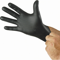 Gants N-Dex<sup>MD</sup> NightHawk<sup>MC</sup>, T-Grand, Nitrile, 4 mils, Sans poudre, Noir  SAL087 | TENAQUIP