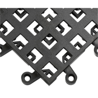 Wearwell 560.78X18X18BK-CS10 Carrelage no 560 ErgoDeck , PVC, 1-1/2' la c, 1-1/2' lo, 7/8" &eacute;paisseur, Noir