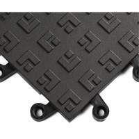 Wearwell 562.78X18X18BK-CS10 Syst&egrave;mes de carrelage ergonomiques ErgoDeck No 562, PVC, 1-1/2' la c, 1-1/2' lo, 7/8" &eacute;paisseur, Noir
