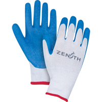 Produits de sécurité Zenith SAL256 Gants enduits tricot&eacute; sans couture en caoutchouc naturel, 9/Grand, R&ecirc;vetement Latex de caoutchouc, Calibre 10, Enveloppe en Polyester/Coton