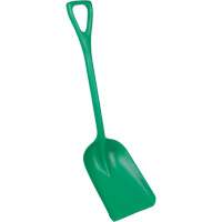 Vikan 69812 Pelles de s&eacute;curit&eacute; - pelles hygi&eacute;niques (monopi&egrave;ce), Lame 10" x 14", Longueur de 37-1/2", Plastique, Vert