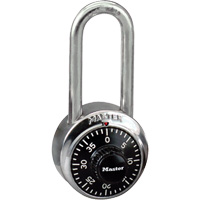 Master Lock 1500LH Cadenas, Combinaison, Acier tremp&eacute;, Largeur de 1-7/8"