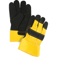 Produits de sécurité Zenith SAL544 Gants d'ajusteur doubl&eacute;s pour l'hiver &agrave; chaleur sup&eacute;rieure, Grand, Paume en Cuir de vache refendu, Doublure en Thinsulate