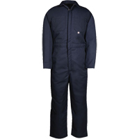 Insulated Coveralls, Men's, Navy Blue, Size Large  SAL946 | TENAQUIP