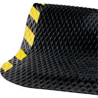 M+A Matting 424235100 Hog Heaven No. 424 Mats, Diamond, 3' x 5' x 7/8", Black/Yellow, Nitrile