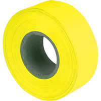 Rubans pour signalisation, 1,2" la x 150' lo, Jaune fluorescent  SAM832 | TENAQUIP