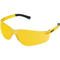 Crews BK114 Lunettes de s&eacute;curit&eacute; Bear Kat, Lentille Ambr&eacute;e, Anti-&eacute;gratignures, ANSI Z87+/R&eacute;pond ou surpasse la norme CSA Z94.3