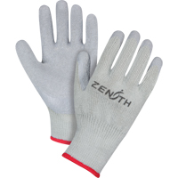 Produits de sécurité Zenith SAN432 Gants enduits &agrave; doublure confortable en caoutchouc naturel, 9/Grand, R&ecirc;vetement Latex de caoutchouc, Calibre 10, Enveloppe en Polyester/Coton