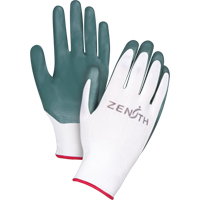 Produits de sécurité Zenith SAO159 Gants enduits confortables de premi&egrave;re qualit&eacute;, 9/Grand, R&ecirc;vetement Nitrile, Calibre 13, Enveloppe en Polyester