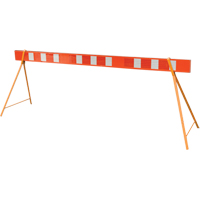  SHA879 Barricade de rue, En A, 96" lo x Orange/Blanc
