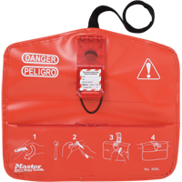 Master Lock 468L Seal Tight Handle-Off Valve Lockout, Ball Type