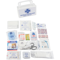WASIP LTD. F93P10047 Trousse de premiers soins, Dispositif m&eacute;dical Classe 1, Boîte en plastique