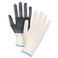 Zenith Safety Products SAP214 Palm-Coated String Knit Gloves, Poly/Cotton, Single Sided, 7 Gauge, X-Large