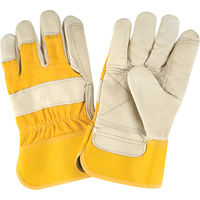 Produits de sécurité Zenith SAP223 Gants d'ajusteur de premi&egrave;re qualit&eacute;, Grand, Paume en Cuir fleur de vache, Doublure en Coton