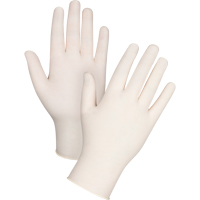 Produits de sécurité Zenith SAP338 Gants d'examen de premi&egrave;re qualit&eacute; pour peau sensible, T-petit, Latex, 4 mils, Poudr&eacute;s, Naturel