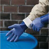 Showa NSK24-10 Gants doubl&eacute;s de tricot Nitri-Solve NSK24, Taille Grand/10, 14" lo, Nitrile, Doublure en Interlock, 24 mils