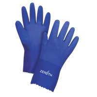 Produits de sécurité Zenith SAP878 Gants ultra flexible, Taille Grand/9, 12" lo, PVC, Doublure en Interlock, 45 mils