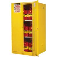 Justrite 896000 Armoires Sure-Grip EX pour produits inflammables, 60 gal., 2 Porte(s), 34" La x 65" h x 34" p