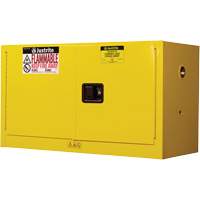 Justrite 891700 Armoire de s&eacute;curit&eacute; pour produits inflammables EX Piggyback Sure-Grip , 17 gal., 2 Porte(s), 43" La x 24" h x 18" p
