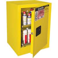 Justrite 890500 Armoire de s&eacute;curit&eacute; d'&eacute;tabli pour produits inflammables EX Sure-Grip, 24 gal., 1 Porte(s), 21" La x 27" h x 18" p