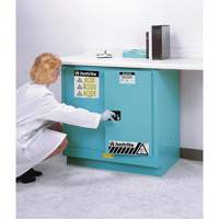 Justrite 8923022 ChemCor&reg; Lined Acid/Corrosive Storage Cabinets, 22 gal., 35" x 35" x 22"