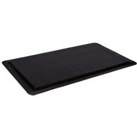 Mat Tech EEM0023BK Ergo-Ease Mats, Ribbed, 2' x 3' x 7/8", Black, Rubber/Sponge