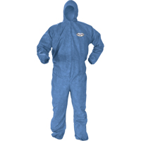 Kleenguard™ A60 Coveralls, Large, Blue, Polypropylene SAQ425 | TENAQUIP